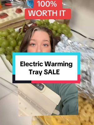 Electric Warming Tray GREAT PURCHASE!! 100 recommend for parties and get togethers! #electricwarmingtray #electricwarmingtrayportable #warmingtray #warmingtraysforparties by far my favorite sampe coupon purchase! #tiktokgift #onsale #afterholidaysale #electricwarmingmat #electricwarmingpad 