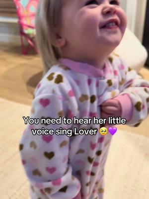 My baby broke the internet last January when she was only 1 singing Lover 💜😇 one of my fav videos of all time. 🫶🏼. @Taylor Swift @Taylor Nation  #taylortot #lover #taylorswift #taylornation #loverera #loverbaby 