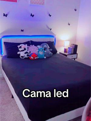 Cama led .  #cama #colchon #colchones #colchoninflable 