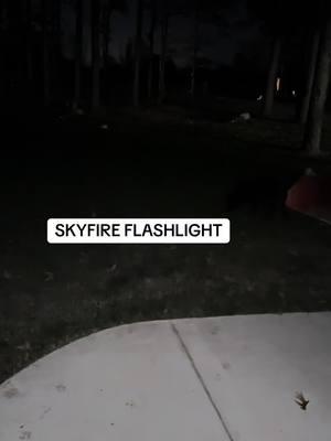 This one is similar to another flashlight that I posted, but this one cost less.  Has the same features.  The Hubby has claimed it! @SKYFIRE #olddogsoftiktok #3leggeddog #nightblind #fyp