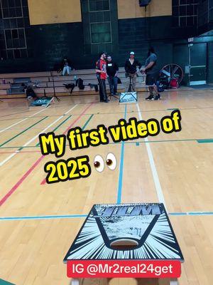 My first video of 2025 i promise you this will be my most viral year yet. #cornhole #americancornholeleague #acl #tothemoon #wtfcornhole #viral #fypシ #fyp 