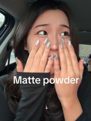 u guys need to feel this on ur own idk how else to explain it 😭😭😭😭 but it works so well #fyp #chillablavendermattepowder #makeup #makeupreview #makeupfirstimpression #mattepowder 