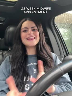 28 week appointment 🤰🏻 #28weekspregnant #thirdtrimester #birthprep #pregnancy #pregnancytiktok #pregnancyvlog 