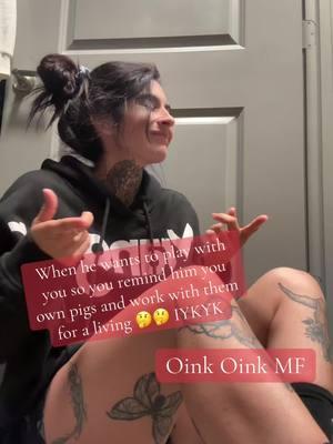 Play around and find out 😂🐷  #trending #roundofapplause #fyp #foryou #funny #comedy #justforfun #madeyoulook #fafo #piggy #oinkoink 