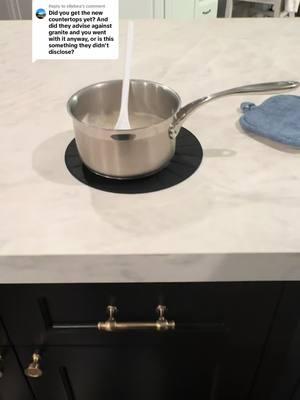 Replying to @ellebea new porcelain countertop. Already noticed that it boils faster. #cooktop#porcelin #invisacook #induction 