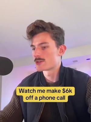 Anybody can do this. I’ve seen 12 year olds, 70 year olds and everyone in between do this exact call. This will turn into a $6k check at least if accepted.  Most CRACKED side hustle in 2025. Can’t convince me otherwise. - - - - - - - - - - - - #realestate #wholesalerealestate #housingmarket #firsttimehomebuyer #sales #buyhomes #creativefinance #goals #newyearsresplution #wealth #howtomakemoneyonline #wholesaling #sidehustle #money #housingcrisis #financialfreedom #realtor 