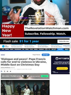 The World is seeking out Pope Francis to bring world peace as The False Prophet. #God #Jesus #HolySpirit #Gospel #Christian #Christianity #Bible #JesusChrist #Christ #lastdays #endtime #secondcoming #jesusreturn #faith #bookofrevelation #falseprophet #pope #popefrancis #beastofthesea #antichrist #princehassan #princehassanbintalal #prayer #Syria #pastor #Church #ufo #Trump