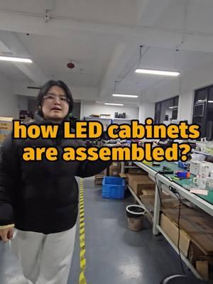 Do you know how led cabinet are assembled? Follow me #ledscreen #leddisplay #ledscreenfactory #raybo #ledcabinet#assembleroom #chinaled #ledwall #ledmodules #ledpanel