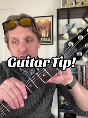 Guitar Tip! #guitartok #howtoplayguitar #guitartutorial #guitarlesson #beginnerguitar #guitarhack 