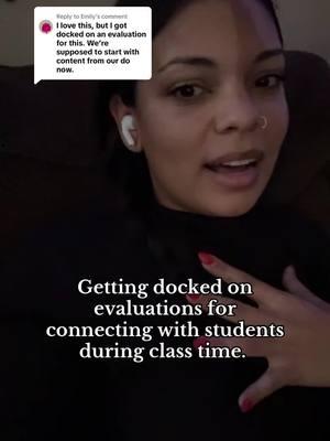 Replying to @Emily I always wonder… so if I would have just walked them back to the classroom for the last 5 minutes instead would I have still gotten that 2 for pacing? 😂 Only thing that changed was as time went on the 5 minutes to chat at the end of class turned into 13 minutes in the beginning, 7 in the middle, and 4 at the end. 😂😂😂 Because… kids first. The Social Emotional Classroom is at the top of my page for those of you who want to join the connections over content club! 🤪🤗 #kindasortateacher #blackteacher #teachertok #theSELclassroom 