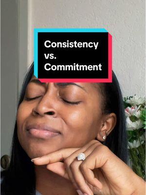 Is the consistency you struggle with or is it commitment? #blackdietitian #nutritionforwomen #mindsetcoach #dietitian #Blackwomenlosingweight #dietcycle 