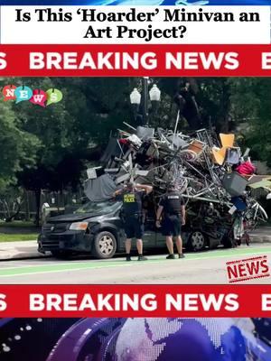 Orlando police say it's a violation to have that much stuff on your car.  
 
 The man was not ticketed but was ordered to take everything down and bring it to a junkyard.
 #Hoarders #carhoader #hoarder #hoarding #lettinggo #scraps #artproject #throwitaway #SelfCare #art #artist #installationart #arcadegame #crazy #hoarder #hoarding #fyp #foryou #meme 