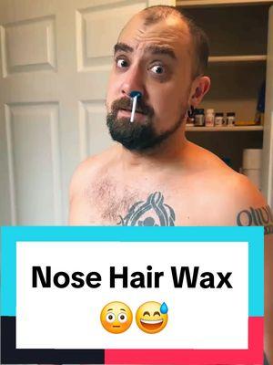 Nose Hair Waxing 😱 Didn't know what to expect, it was my 1st time, lol  #nosehair #nosewax #waxing 