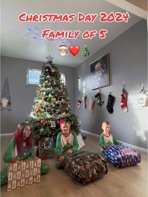 Christmas 2024 ❤️ #christmasmorning #openingpresents #openingchristmaspresents #christmas #christmasmorning #momof3 #familyof5 #blendedfamily #christmasday #christmasmorningroutine #fyp #whatigotforchristmas #realisticmomlife #realistic #christmashaul #merrychristmas 