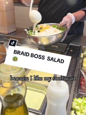 Hey Braid Boss how are you ?  I know we develop bad eating habits behind the chair or shall I say SNACK habits to get us through the day.  Here isnone of my favorite things to eat while behind the chair. It last me all day so if i need a little snack i cna just nibble on it throughout the day.  NO CANDY, No little debbie cakes. We have to start eating more healthy. It does the body good and give you more energy. Try it out. Youll love the results.  #braidboss #braider #braidtok #dallasbraider #irvingbraider #houstonbraider #alopeciabraider #travelingbraider #braiderinfluencer #dallasinfluencer @Salatasalads 