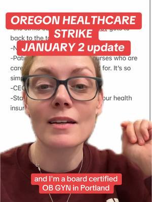 It’s January 2nd and I’m already exhausted. But not so exhausted I can’t keep fighting. #unionstrong #portlandoregon #oregoncheck #unionnurses #nurselife #doctorsoftiktok #union 