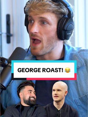 😂 GEORGE JANKO ROASTED THE CEO OF COINBASE! 🧑🏻‍🦲 #loganpaul #mikemajlak #gstaadguy #gstaad #coinbase #brianarmstrong #bald #comedy #funny #georgejanko #impaulsive @Logan Paul @heybigmike @Gstaad Guy 