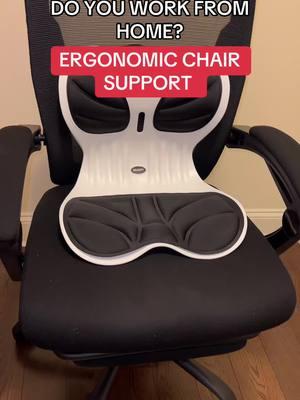 Ergonomic Chair Support 🪑 Gamers  Work from home #ergonomicchair #ergonomicpillow #ergonomic 