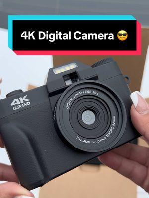 4K Digital Camera from the TikTok Shop! 🔥🔥🔥🔥 It’s sooo good! The picture is actually so clear, the zoom is way more than enough and the flip selfie adds the cherry on top! 10/10 for this product 😎 #camera #cam #4k #4kcamera #4kdigitalcamera #digital #lenses #zoom #digitalcamera #selfie #TikTokShop #tiktokshopfinds #art #photography #photoshoot #photographer #photo #photomagic 