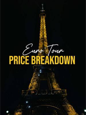 price break down for my 2 week, five city trip to europe! i visited 3 cities in italy (rome, venice & milan) paris & london🤍 would you take this trip ? #budgettravel #eurosummer #europe 