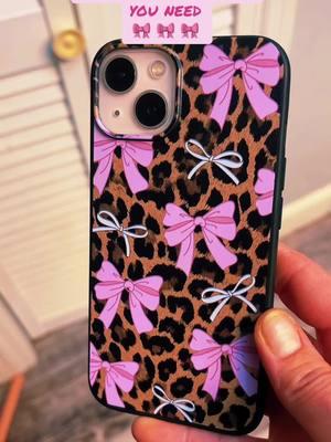 This is for my girly girls 🎀🎀🎀. #phonecase #bowphonecase #lepord #accessories #phoneaccessories #girlygirl #girlytok #newyearnewaura #fashionlookbook #