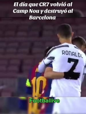 El día que CR7 se enfrentó a Messi por ultima vez en Champions league y terminó destruyéndo al Barcelona #viral #thebest #lionelmessi #teamwork #goat #cr7 #cristianoronaldo #viral_video 