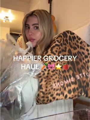 first grocery run of 2025 💅🏼✨ #happiergrocery #nyc #fyp #foryou #groceryhaul 