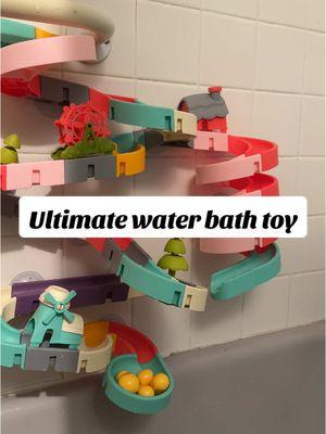 My son played with this for over half an hour last night! I had to force him to get out of the bath! You can change the pieces around to any configuration you want! This is going to be a childhood memory toy forsure!  #bathtoy #bathtime #watertoys #toddlertoys #winterfinds #bfcm #ttsdelightnow #giftguide #tiktokmademebuyit#cozycountdown #mademyyear #ttsdelightnow #holidayhaul  #treasurefinds #holidayhaul 