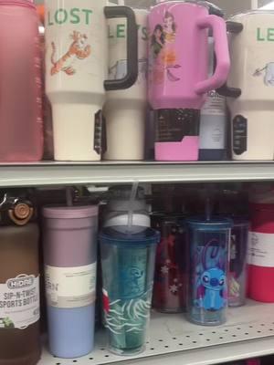 So many Disney cups to choose from! #disneyfinds #disneycups #disneycup #disneykitchen #disneysouvenir #disneyobsessed #disneyshopping #disneytiktok 