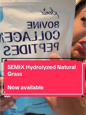 SEMIX Hydrolyzed Natural Grass #collagen #skin #hair #selfhealth #glowingskin  @Nebula Health 