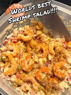 Let’s eat!!!! #shrimpsalad #Foodie #oldbay 