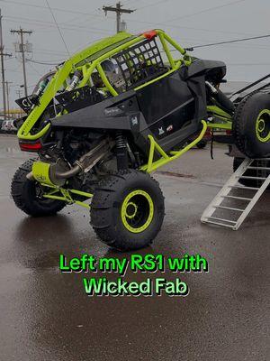 On to the next car 😂 @Wicked Fab Works going to pull some magic on our cars. Had so much fun learning how to weld all day at the shop. Thank you for all the support and so excited to come back!                                           #trending #savagesage #canam #rs1 #polaris #fyp #sageparker #tiktokviral #wickedfab #nwcanam #sxs #utv #offroad #racing #sxsracing 