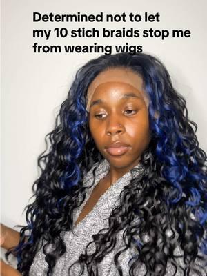 A hack I learned for vacation. Get stich braids. Their cute for excursions, but flat enough to go under a wig for dinner + pics #stichbraids #protectivestyles #wigs #wighair #outrewigs #outrewiginstall #vacationhair #hairhacks 