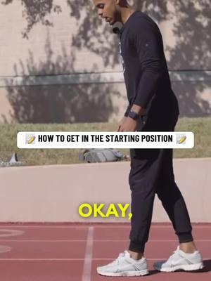 Whether you are a sprinter that does not feel comfortable using track blocks yet, or an athlete lining up for the 40yard dash, here is a quick and easy way to get into a comfortable starting position.   Like • Comment • Save • Tag A Friend  #themerakiway #speedtraining #sprint #sprinter #sprinting #trackandfield #speed #100m 