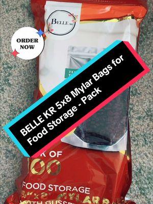 #fyp #BELLE #KR 5x8 Mylar #Bags for Food #Storage - Pack Of #100-7.5mil #Thickness - #Stand Up #Clear Mylar# Bags #with Window.#foryou #TikTokShop #foryoupage #fypシ @Pragya_Sharma07(kanchi)💚🦋 @घनश्याम बिहान Live नेपाली 5 Am @Ganga Baral @𝔾𝕆ℝ𝕂ℍ𝔸𝕃𝕀 𝕂ℝ𝕀𝕊ℍℕ𝔸 @Goma Lakandri 