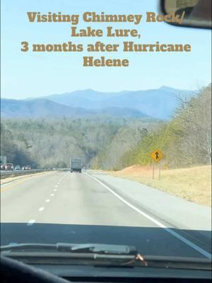 Standing in what used to be a tsunami of water and seeing the devastation in front of your face….it really alters your brain. My heart was in so many pieces seeing all that we saw today.. But I was so amazed to see the reconstruction of everything so far . FOREVER IN OUR HEARTS WE WILL CONTINUE TO STAND STRONG🫂🥺💗💪🏻⛰️ #hurricanehelene#lakelure#chimneyrock#westernnorthcarolina#wncmountainshome  #standstrongtogether 