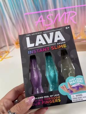 Lava Instant Slime #asmr #slime #lava 