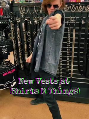 Layer up with our new vests at Shirts n Things! #metal #vests #altfashion #hacksawjimduggan 