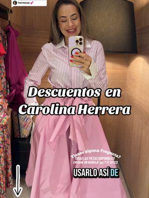 Respuesta a @viky #exclusivo #carolinaherrera #personalshopper #envios #asesoradeimagen #descuentos #envios #promociones #mexico #ecuado #peru #guatemala #eficiencia #costarica 