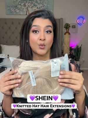 SHEIN💜Knitted Hat Hair Extensions perfect for winter & looks very natural #hairextensions #wigs #hairstyle #hair #hairtutorial #SHEINwigs #SHEIN5050 #wigs #SHEINforAll #ad #SHEINpartner #women Search 5050 on SHEIN! Ultimate wigs DOWN TO 3.99 @SHEINUS @SHEIN @shein.wig 