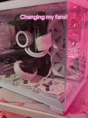 Ik changing fans isn’t that hard for some people but the fans were the worst part about building my pc imo. 😭 #fy #setupgaming #fypシ #fyp #setup #aesthetic #GamingSetup #girlgamer #pink #pinksetup #cutecore #cutecore🎀🦴🍮🐾 #kawaii #pinkaesthetic #cute #kawaiicore #girly #girlytok #coquette 