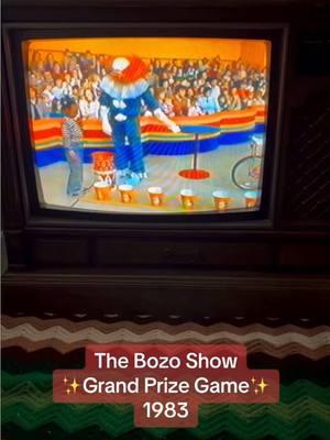 Who else watched The Bozo Show back in the day? I’m 47 years old and still wanna play this dang Grand Prize Game!  #thebozoshow #grandprizegame #80s #genx #ilovethe80s #childhood #memories #80skid #80sthrowback #Flashback #nostalgia #foryoupage