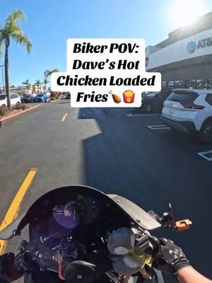 Ngl I’d simp over these fries😋 #bikelife#chicken#yamaha#fries