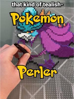 Possibly my favorite Pokémon song too 🎵👌 #perlerbeads #walkingwake #pokemonscarletviolet #suicune #pokemonartwork #perlerbeadsart 