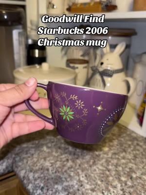 @Goodwill Industries Intl. @Starbucks #goodwill #goodwillfinds #goodwillhaul #fyp #thrifted #starbucks #starbucksmug #2006 #christmasmug 