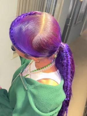 Side part with wo butterfly braids is so fyeeee😍😍💜💜 Amazing work by @layedbyliy4h on IG🔥🔥 #ponytail #swoopponytail #customcolor #purplehair #purplehairdontcare #coloredhair #sleekponytail #lowponytail #extendedponytail #ponytailslayer #ponytailweave #curls #butterflybraids #braidstyles #hairbundles #hairweave #hairextension #straightbundles #blackgirlhair #blackgirlhairstyles #blackgirlmagic #fypシ #fypageシ #fyppppppppppppppppppppppp #viralvideo #ulithair #ulithairwig #ulitwig