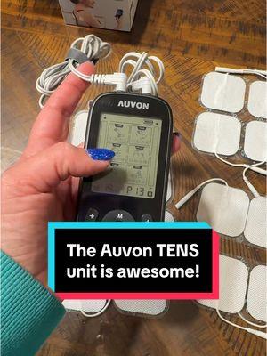 The Auvon 3 in 1 TENS unit machine is amazing at treating muscle pain! #fyp #foryou #tensunit #auvon #auvontens #auvontensunit #muscle #pain #healthcare