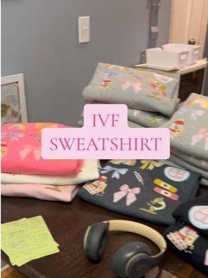 Forever thankful for my new IVF girlies! 💕 Message me if you’d like to order. 😊 #ivfsuccess #ivfwarrior #ivfjourney #ttc #ttcjourney #ivfstory #ivf #iui #infertility #infertile #pcos #malefactor #mthfr #ivfsweatshirt #tshirt #sweatshirt #fertilitydoctor #fertilityjourney #eggretrieval #embryo #embryotransfer 