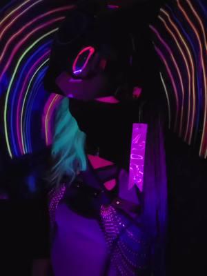 whatcha know about rolling down in the deep with SN2 when she gets serious about her targets! #fyp #viralvideo #cosplay #occosplay #SN2 #cyber #cgrus #leader  #cybergearregiment #blacklight #uvlight #uvmakeup #glow #glowqueen #chaossquad🍣🔥 #sushi_n3k0🍣 #sushi_n3k0 