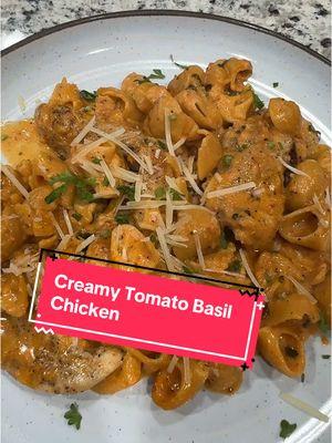 Creamy Tomato Basil Chicken Recipe! Ingredients: 2 pounds boneless skinless chicken tenders, 1 1/2 can Rotel undrained, 1/2 cup chicken broth, 1/2 cup heavy cream, 1/2 cup grated Parmesan cheese, 1/2 teaspoon onion powder, 1/2 teaspoon garlic powder, 2 tablespoons fresh basil, chopped,  1 teaspoon dried oregano, 1/2 teaspoon pepper, 1 teaspoon salt, salt and pepper for chicken tenders, 2 tablespoons butter, 1 tablespoon olive oil, fresh parsley or basil for garnish. If you want it thicker  1 teaspoon cornstarch, 2 tablespoons water. #coupletiktok #Recipe #dinner #tastetest #creamy #tomato #basil #chicken 